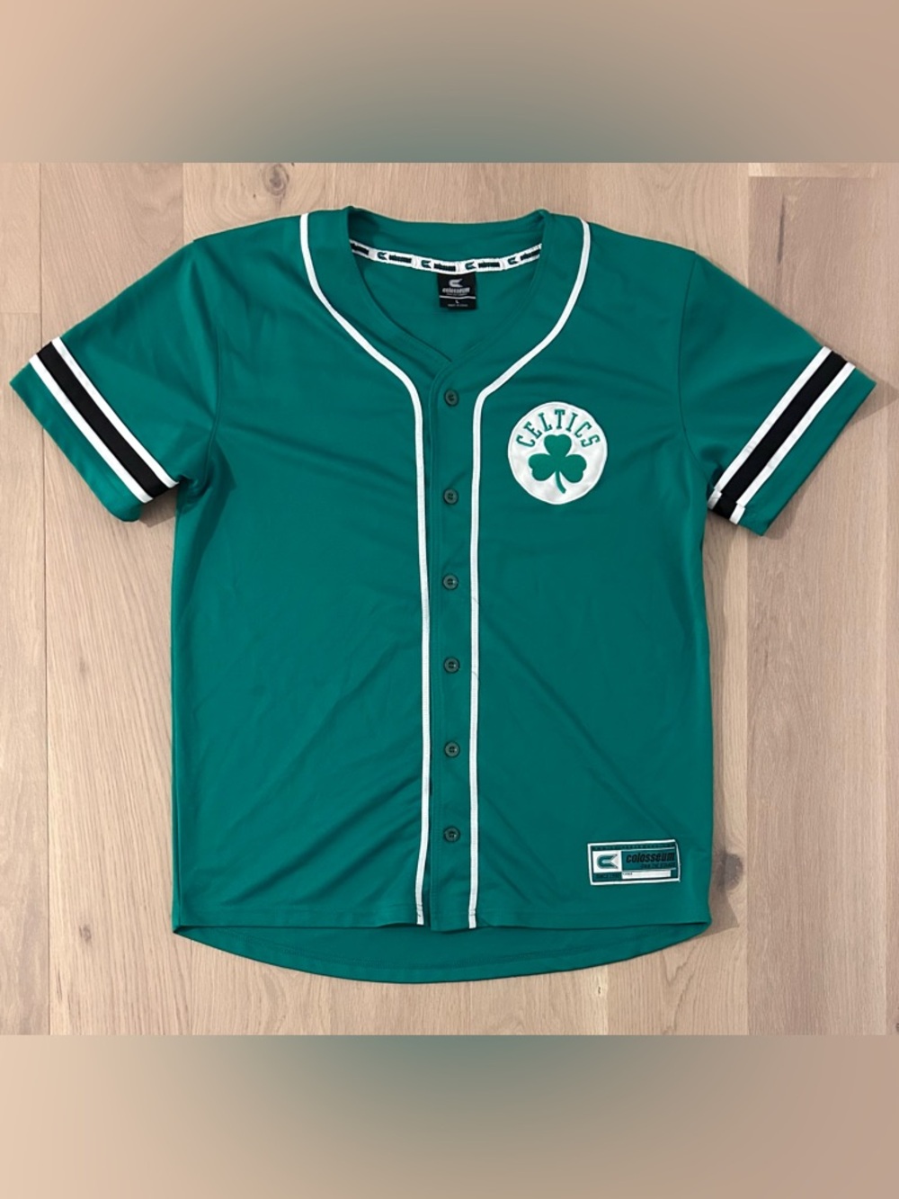 Colosseum NBA Boston Celtics Baseball Jersey